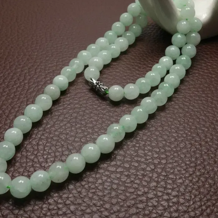Authentic Verdant Sovereign Jadeite And Emerald Rosary Of Absolute Renewal