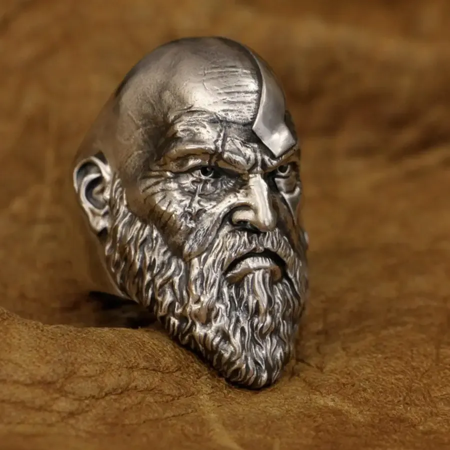 Authentic Kratos Dominion Ring Open Seal Of Strength