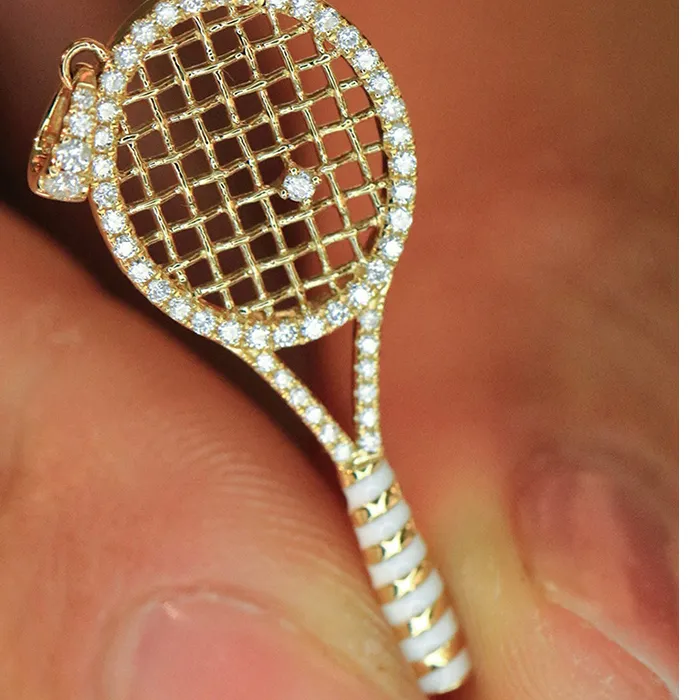 Authentic The Tennis Racket Of Fortune And Protection