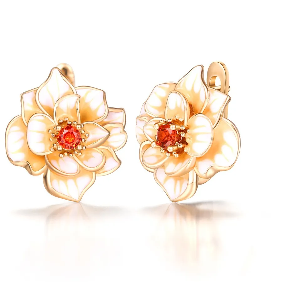 Authentic Blossoming Love and Protection: Enchanted Floral Earrings