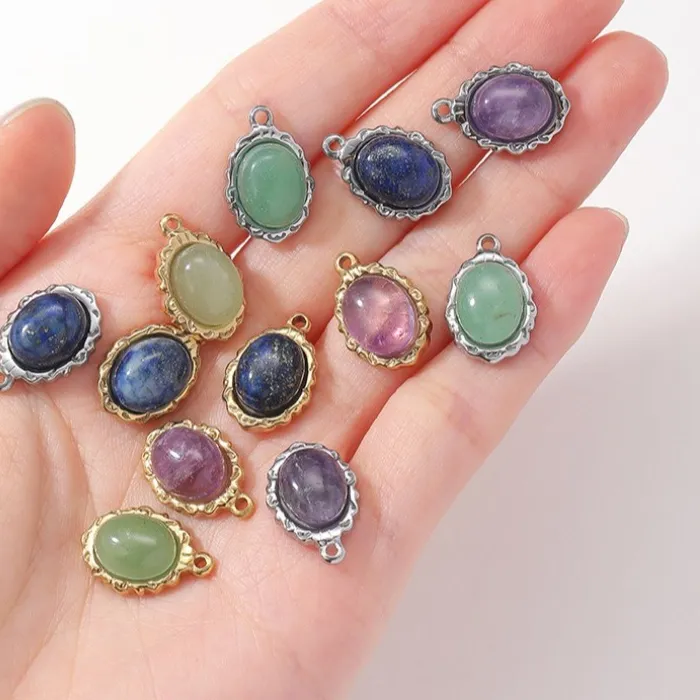 Authentic Sacred Geometry Lace- Edged Amethyst And Quartz Talismans
