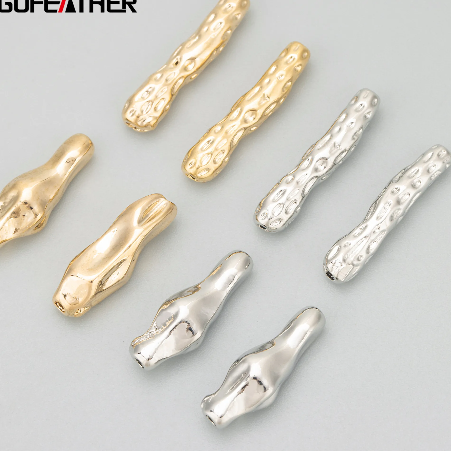 Authentic GUFEATHER MD37,jewelry accessories,18k gold rhodium plated,copper,charms,hand made,diy earring necklace,jewelry making,10pcs/lot