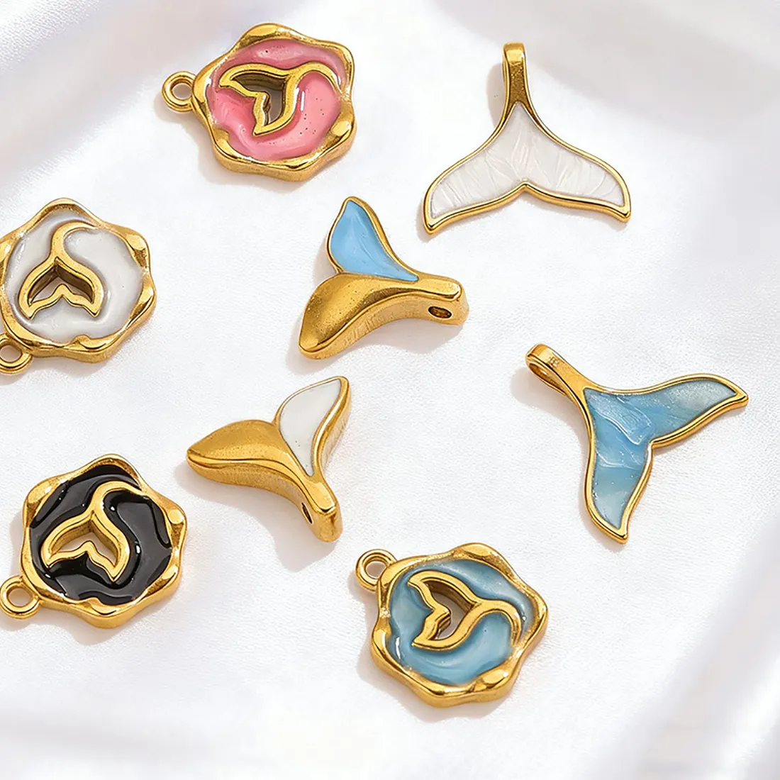 Authentic Sirens of the Deep: Ethereal Mermaid Tail Amulets