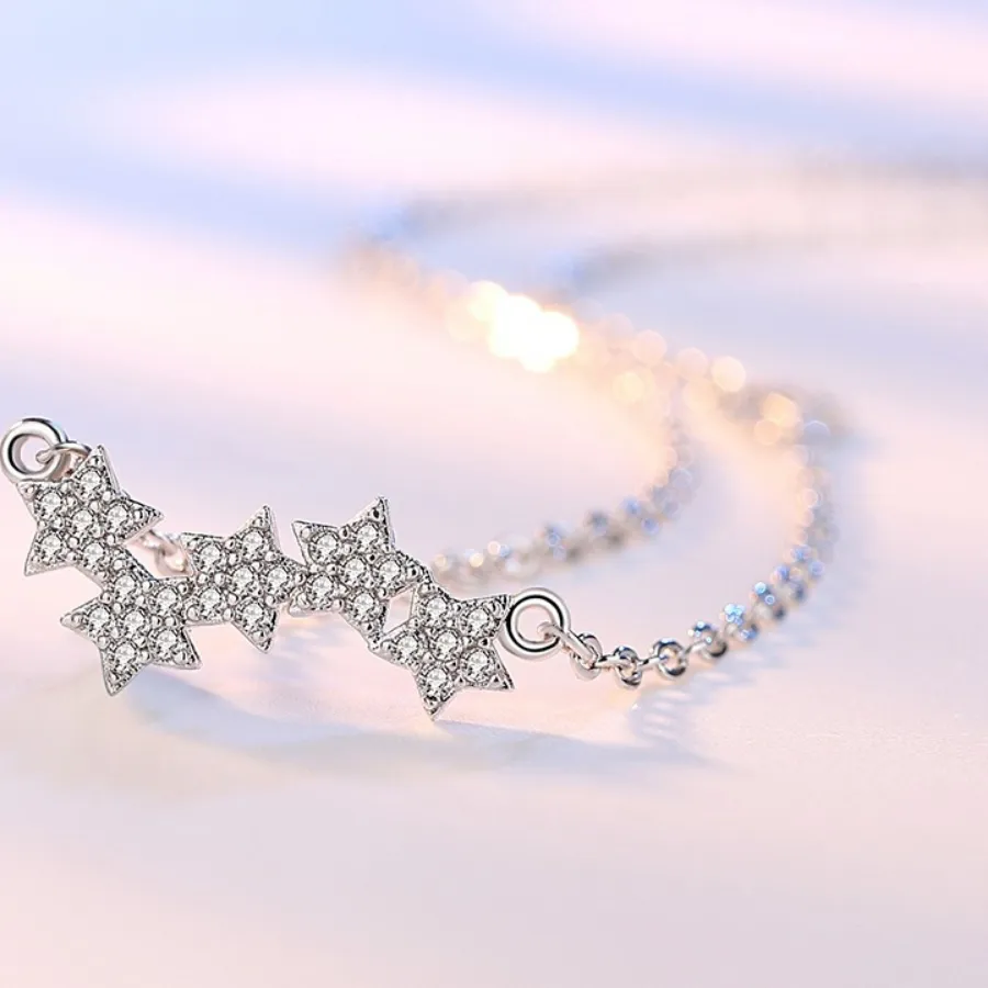 Authentic Celestial Constellation Multi- Pentagram Gold- Plated Protection Choker
