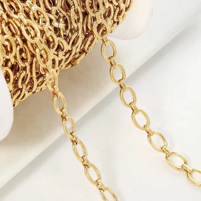 Authentic The Gilded Conduit: 18K Solar Link Chain