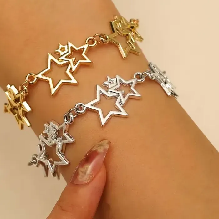Authentic The Celestial Pentagram: Hollow Star Talismanic Bracelet