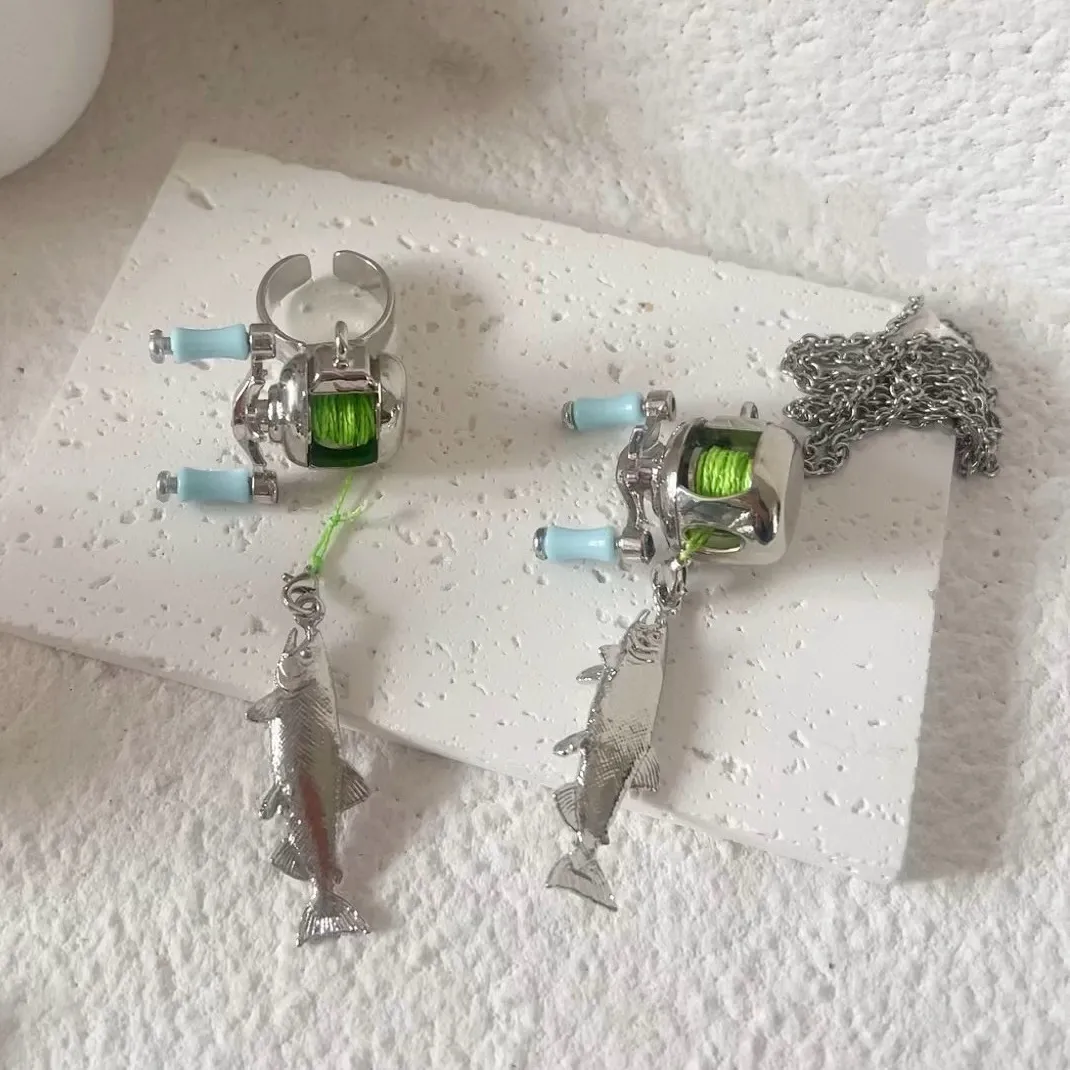 Authentic The Reel Of Destiny Pendant And Ring Talisman