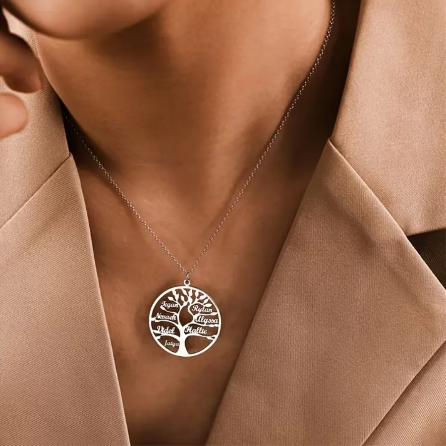 Authentic Eternal Branches A Family Tree Pendant Of Unity