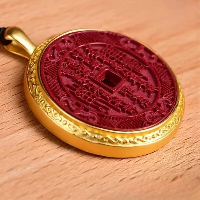Authentic The Mountain Ghost Cinnabar Talisman
