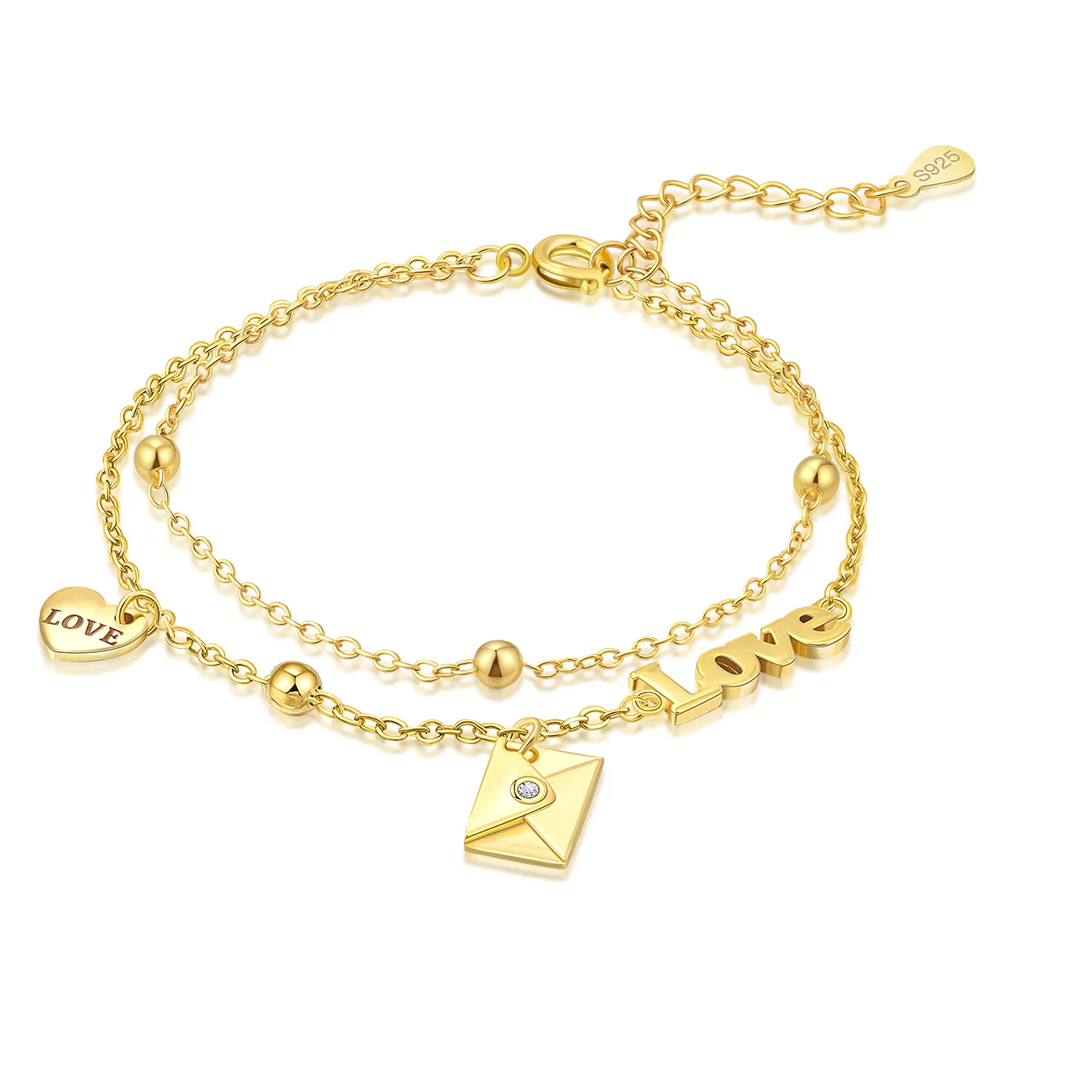 Authentic The Celestial Messenger: Gold-Plated Envelope of Eternal Affection
