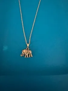Authentic 20 inch 925 gold plated cable chain with Spiritual pendant 10% to charity