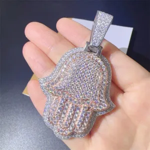 Authentic The Radiant Hand Of Protection Moissanite Talisman