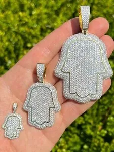 Authentic The Hand Of Divine Protection A Golden Hamsa Pendant