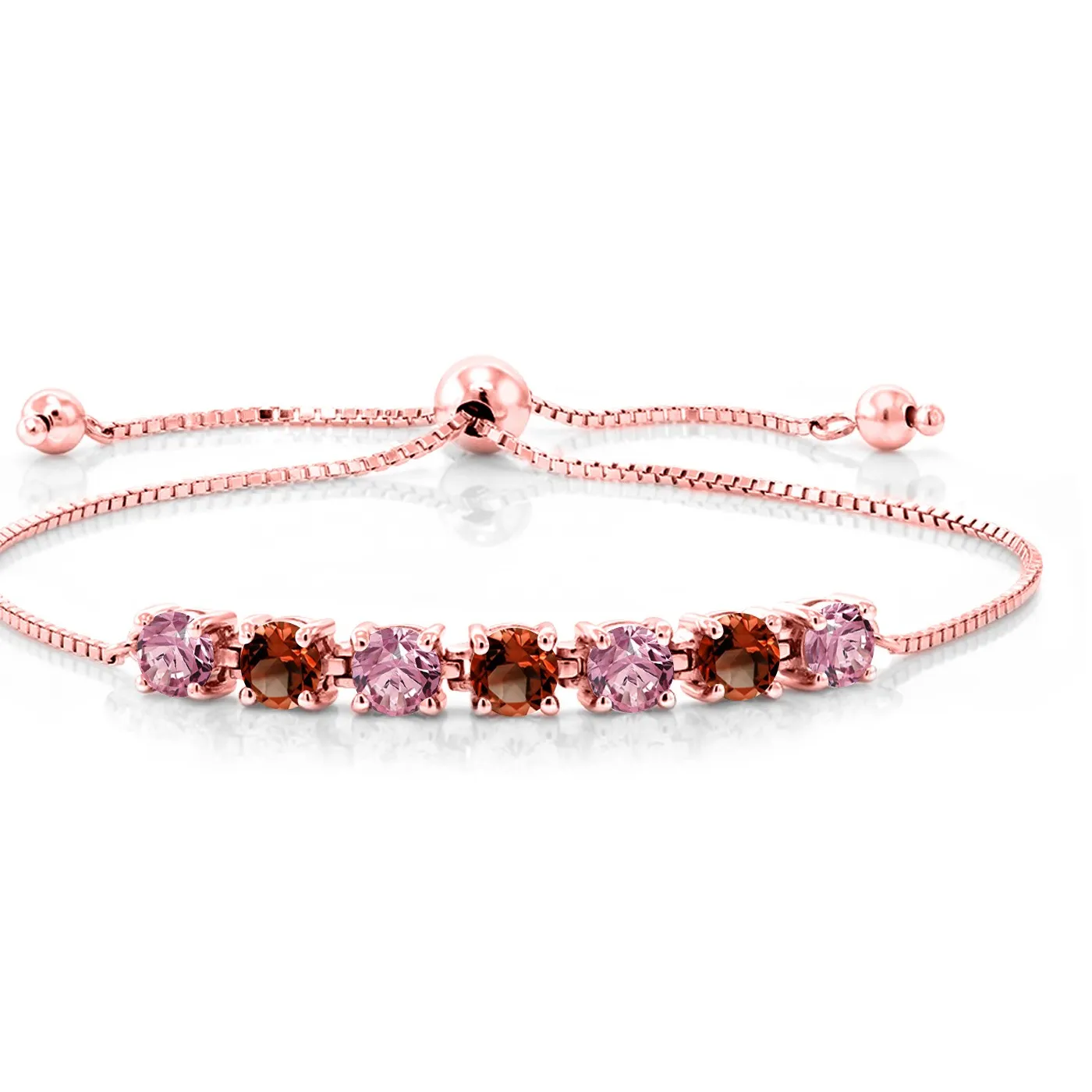 Authentic The Crimson Lotus Rose Gold Vermeil Talisman Bracelet