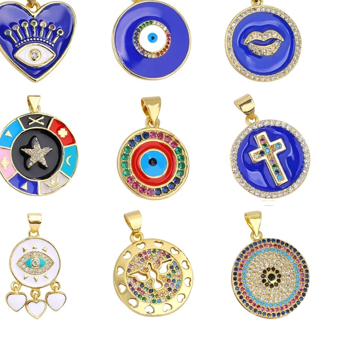 Authentic Celestial Pantheon Alchemical Charm - 18K Gold Plated Sacred Geometry & Protective Talisman