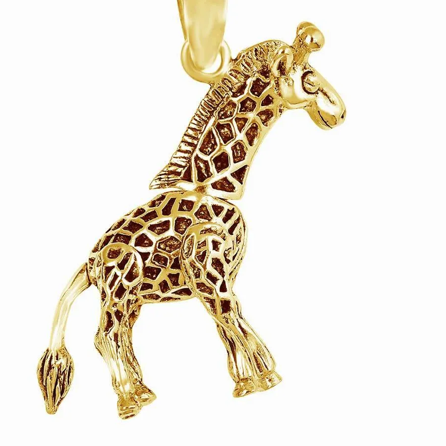 Authentic Golden Grace Giraffe Talisman Of Elevated Vision