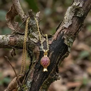 Authentic The Crimson Seed Of Abundance Pomegranate Talisman