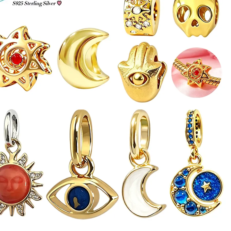 Authentic Celestial Eclipse Talisman: Sun, Moon, and Evil Eye Sacred Charm