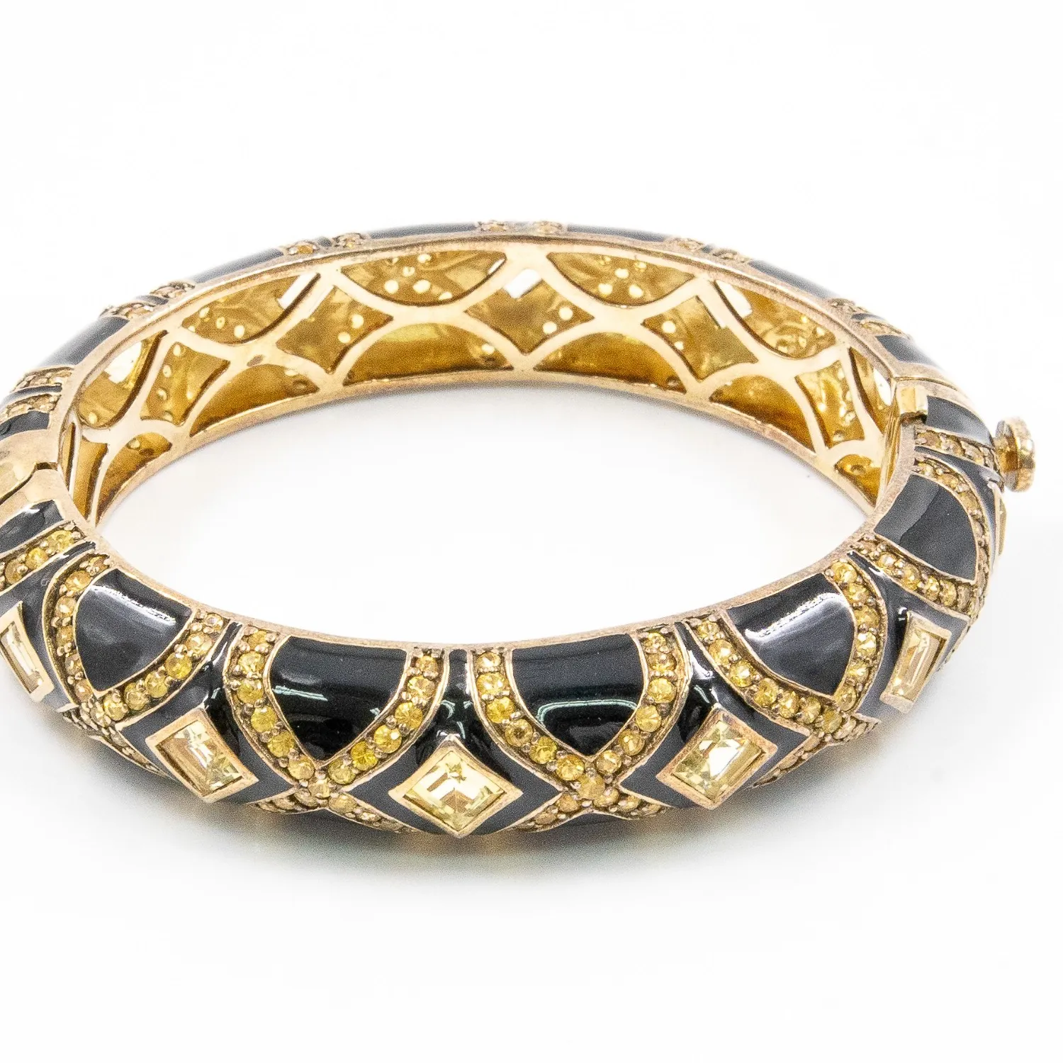 Authentic The Gilded Solar Radiance Enamel Bangle