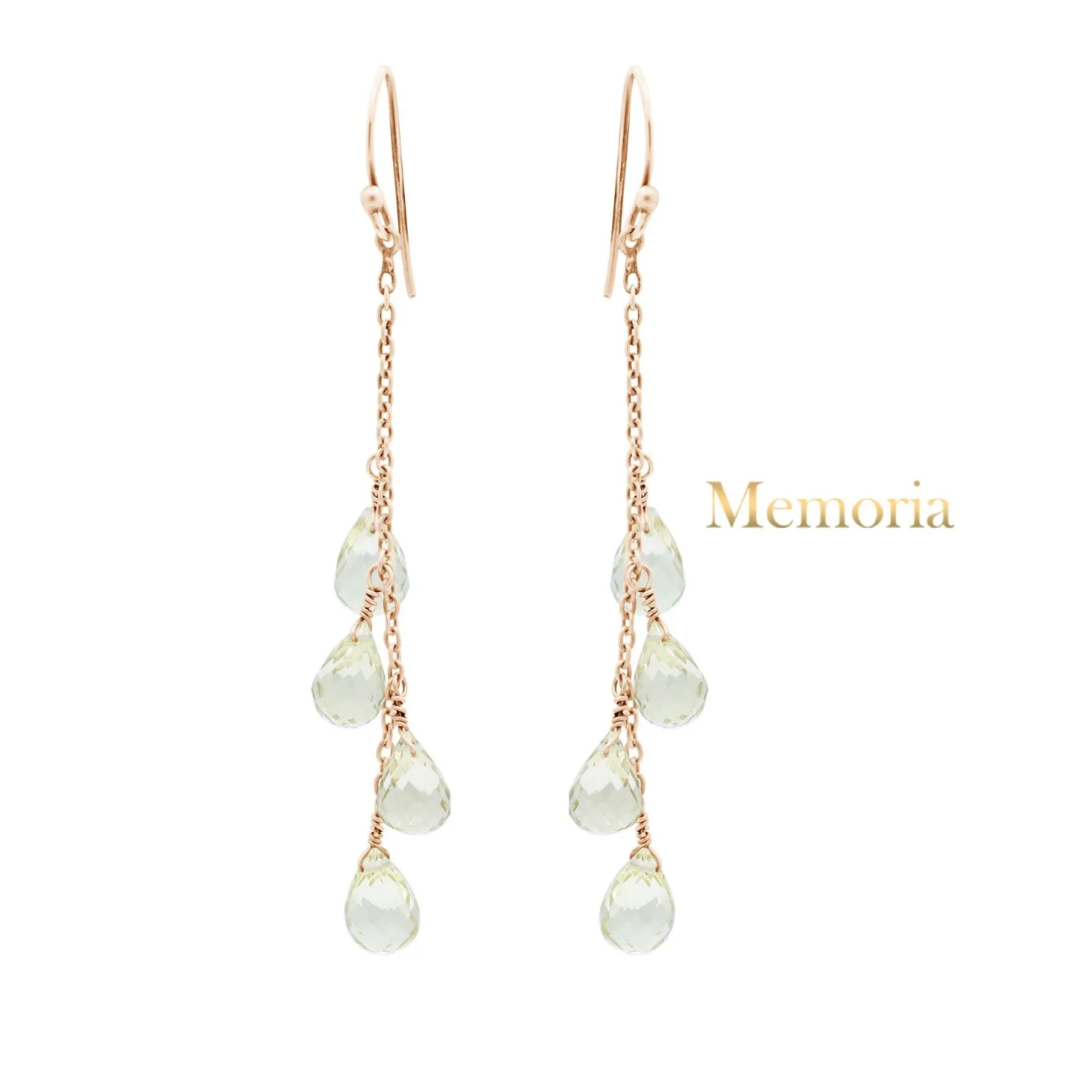 Authentic Luminous Harmony: Sterling Silver Lemon Quartz Dangle Earrings for Abundance and Joy