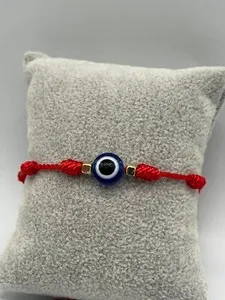 Authentic Sacred Seven- Knot Golden Shield Red String Talisman