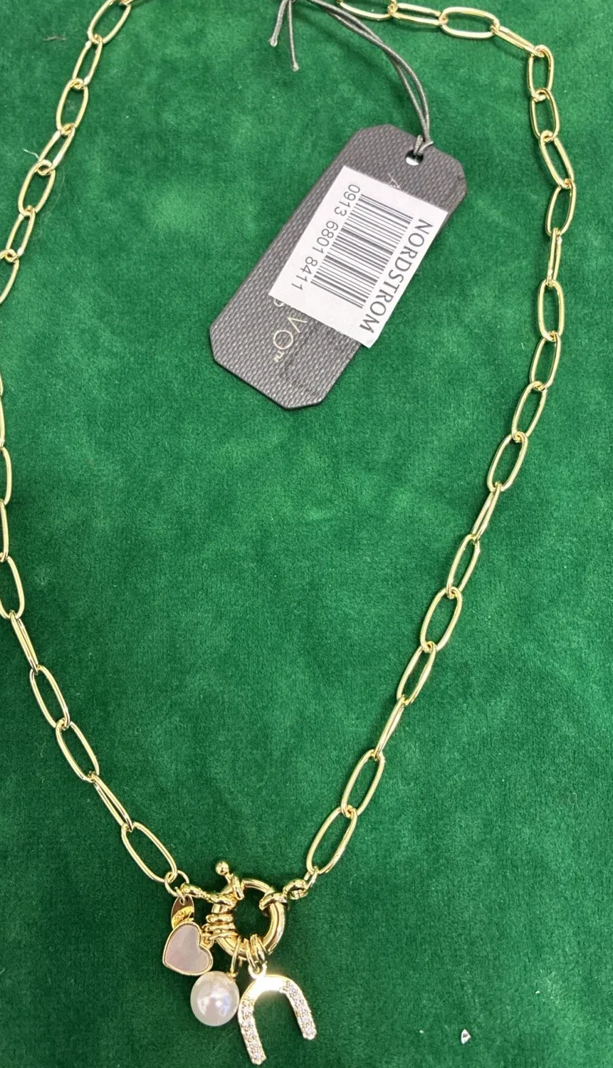 Authentic The Golden Horseshoe & Pearl Radiance Talisman