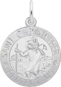 Authentic The Guardian Of The Traveler St. Christopher Golden Talisman