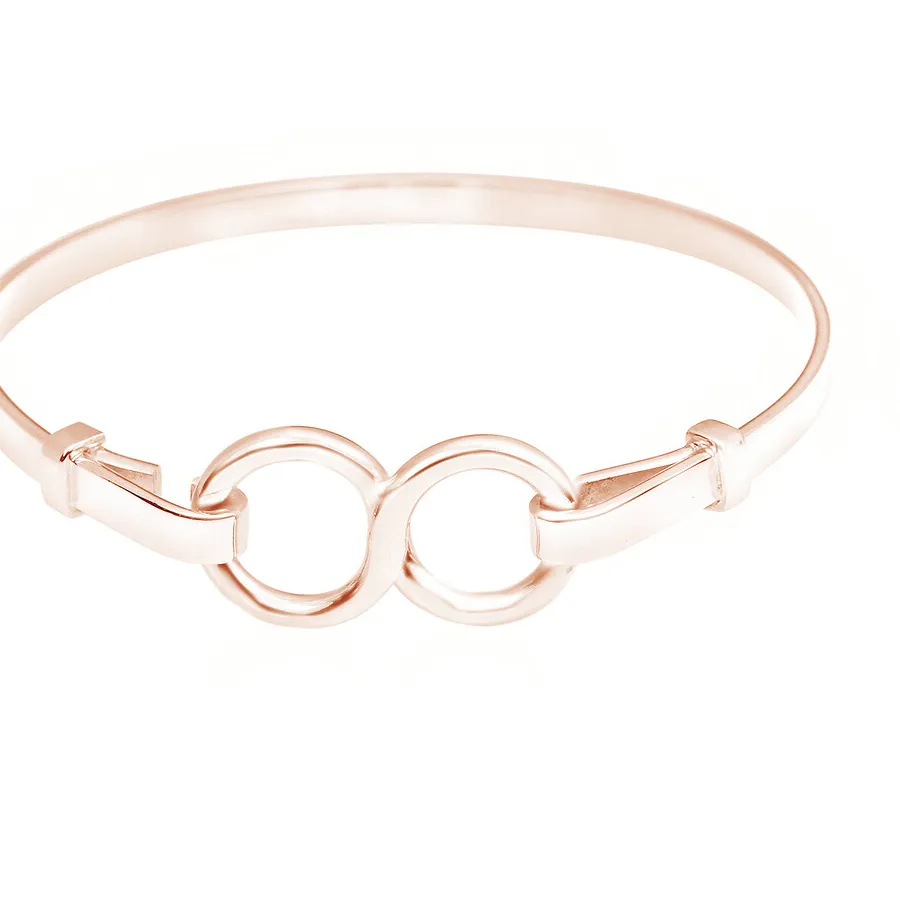 Authentic Eternal Loop Rose Gold Infinity Talisman