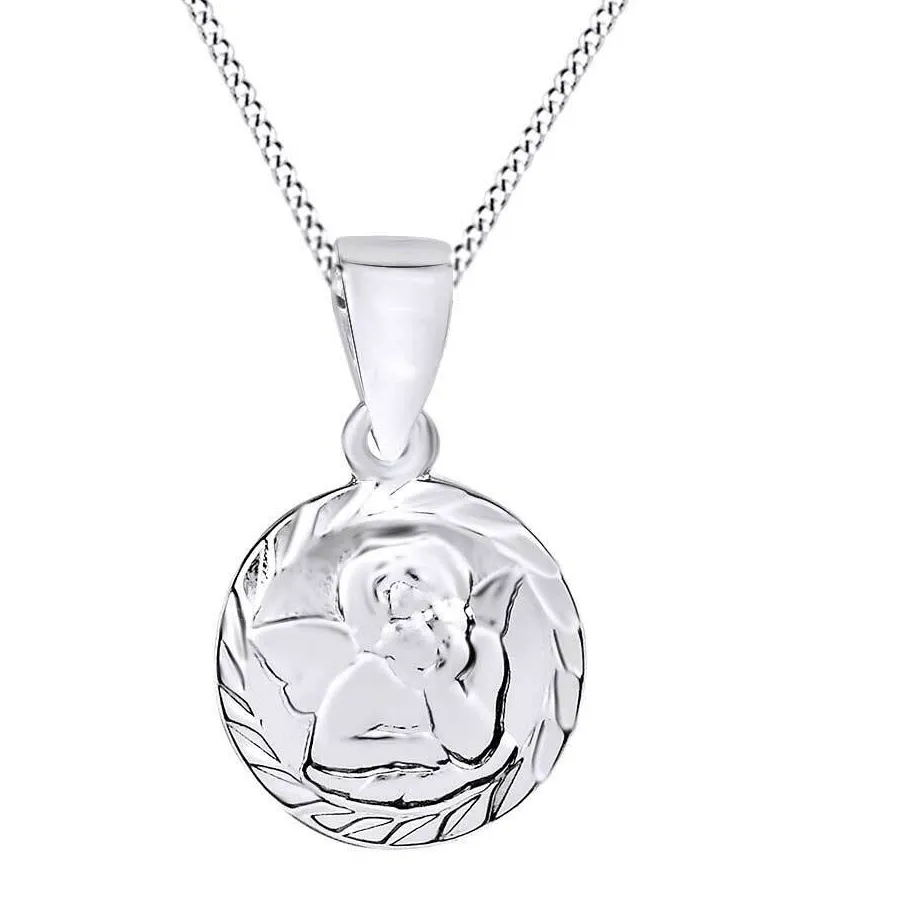 Authentic The Celestial Messenger Of Devotion Gold- Plated Cherub Pendant