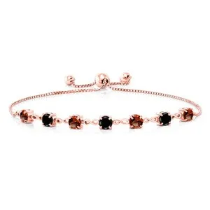 Authentic Crimson Fire & Shadow: The Garnet and Black Diamond Rose Gold Talisman