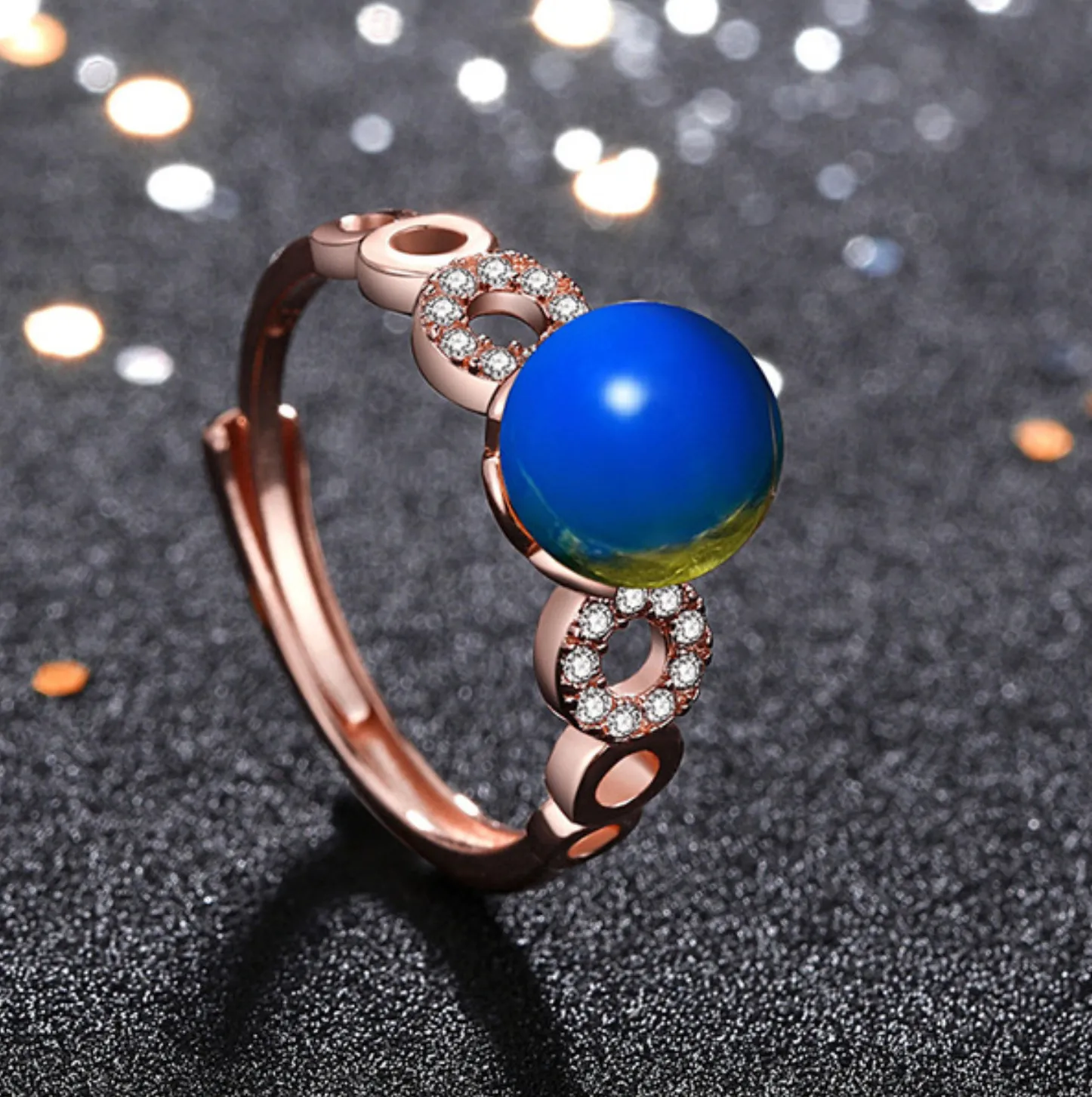 Authentic Solstice Sun Amber Ring Of Vitality And Inner Warmth