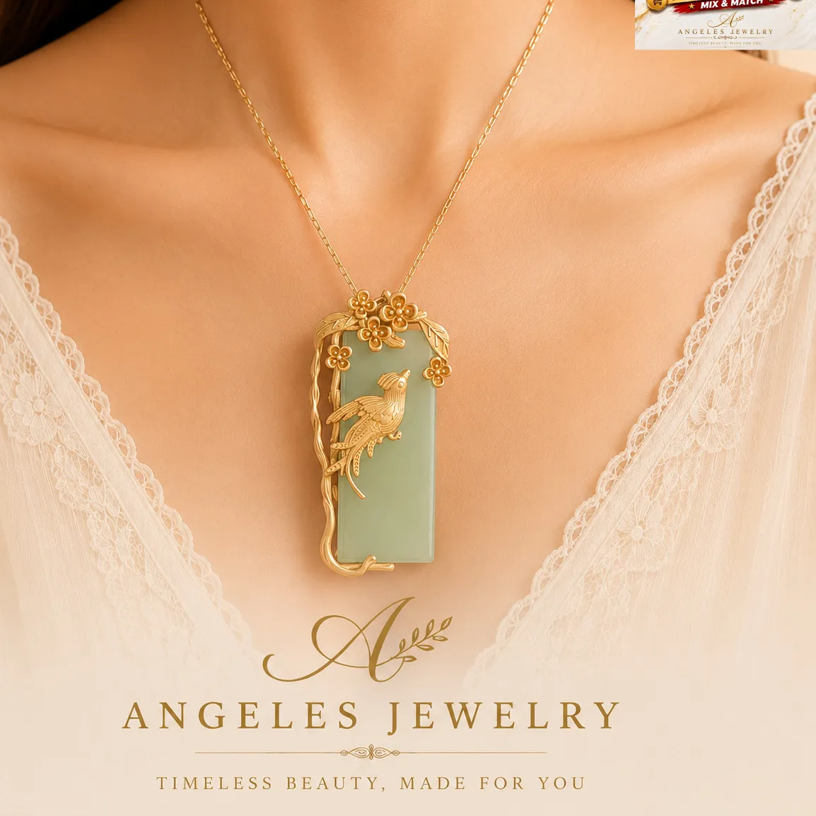 Authentic The Phoenix's Eternal Flame A Jade Talisman Of Rebirth And Protection