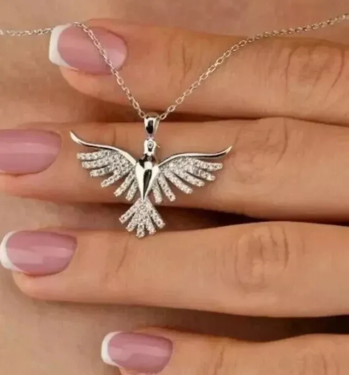 Authentic The Alchemical Phoenix 1.50Ct Lab- Created Diamond Revival Talisman In 14K White Gold
