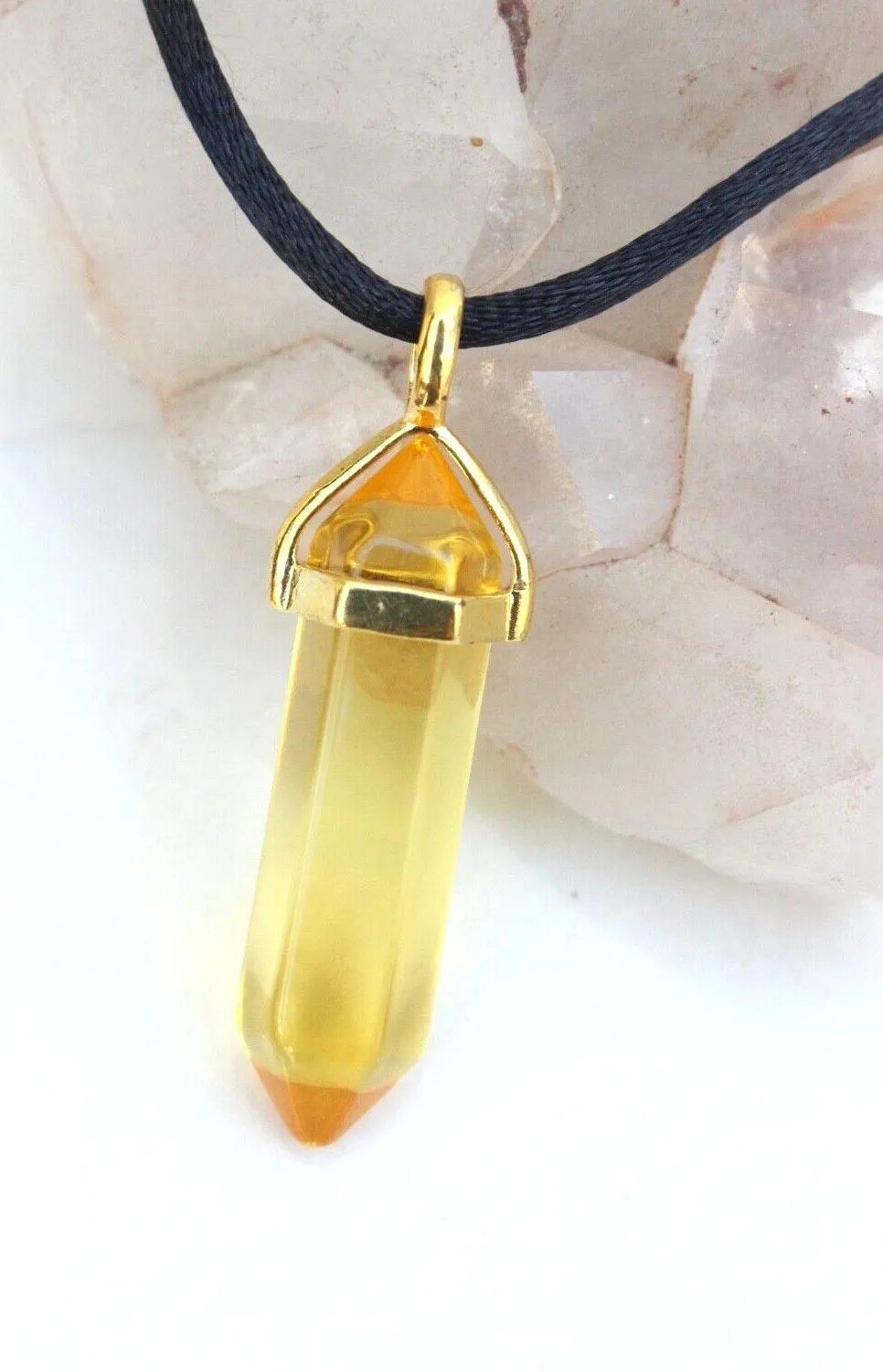 Authentic Solar Manifestation The Golden Citrine Chakra Talisman