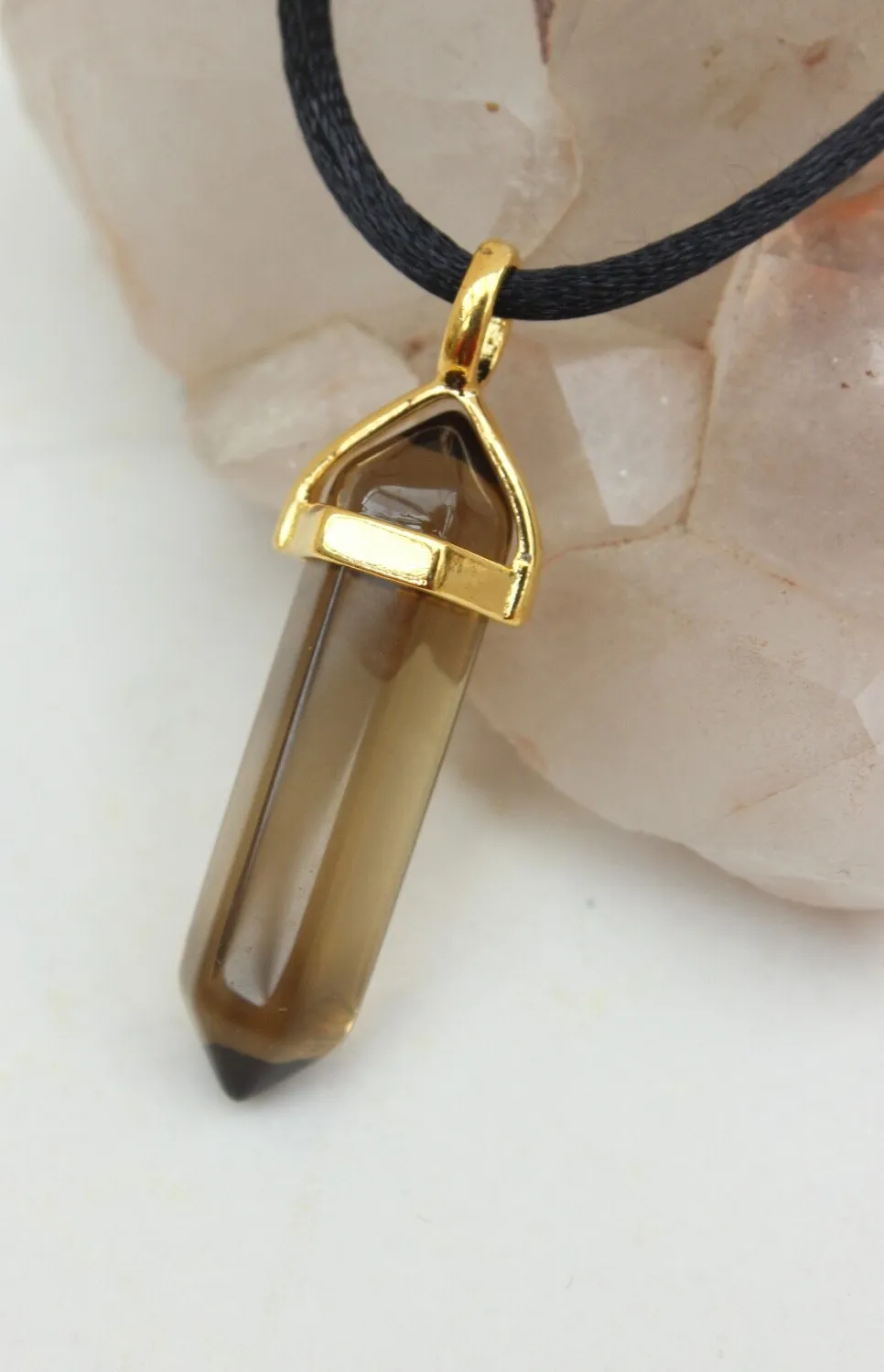 Authentic Radiant Earth Chakra Alignment Pendant In Luminous Gold Plate