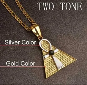 Authentic The Golden Gate Of Eternal Breath Ankh And Pyramid Talisman