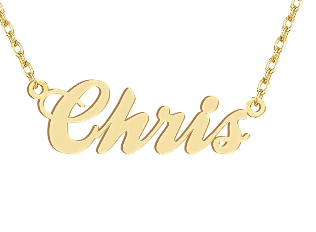 The Ascendant Wolf Gold- Plated Nameplate Talisman