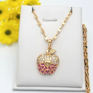 Authentic Heart Of The Crimson Orchard A Gold Plated Apple Talisman