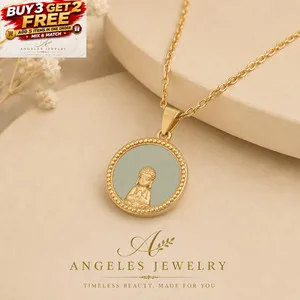 Authentic The Emerald Sanctuary 18K Gold- Plated Jade Buddha Talisman