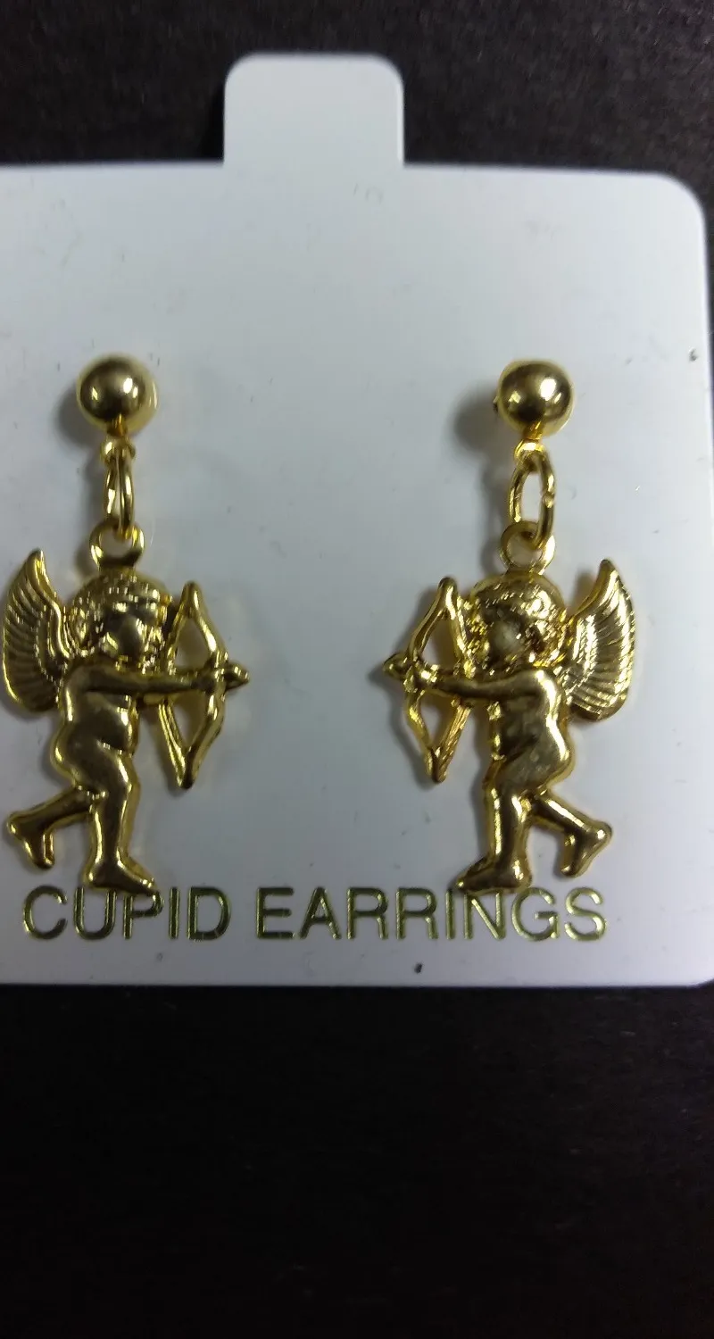 Authentic Golden Arrows Of The Celestial Archer Dangle Earrings