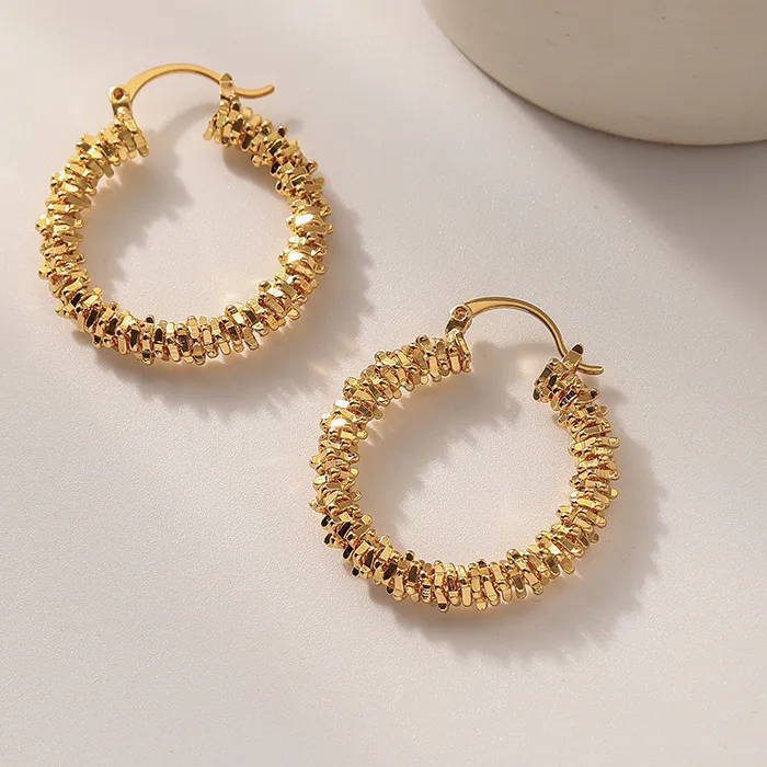 Authentic The Eternal Circle Gold- Plated Hoop Talismans