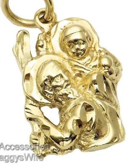 Authentic The Golden Guardian Saint Christopher Navigator Amulet