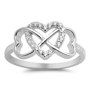 Authentic Talisman Of Eternal Devotion The Infinity Heart Gold- Plated Ring