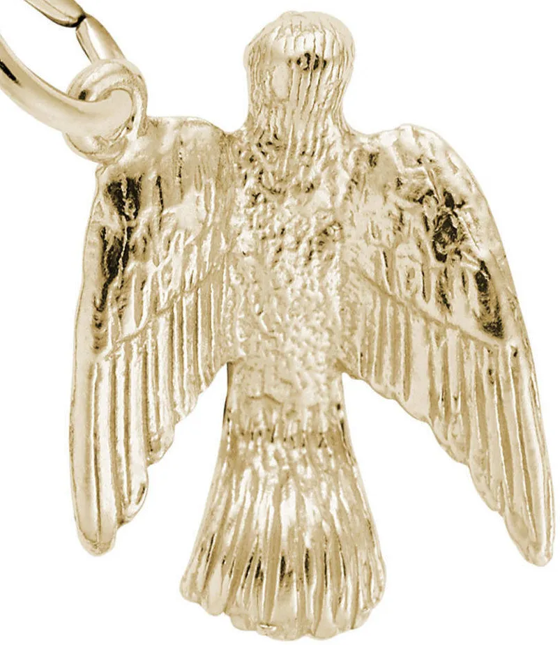 Authentic The Celestial Messenger Gold- Plated Sterling Silver Dove Talisman Of Eternal Love
