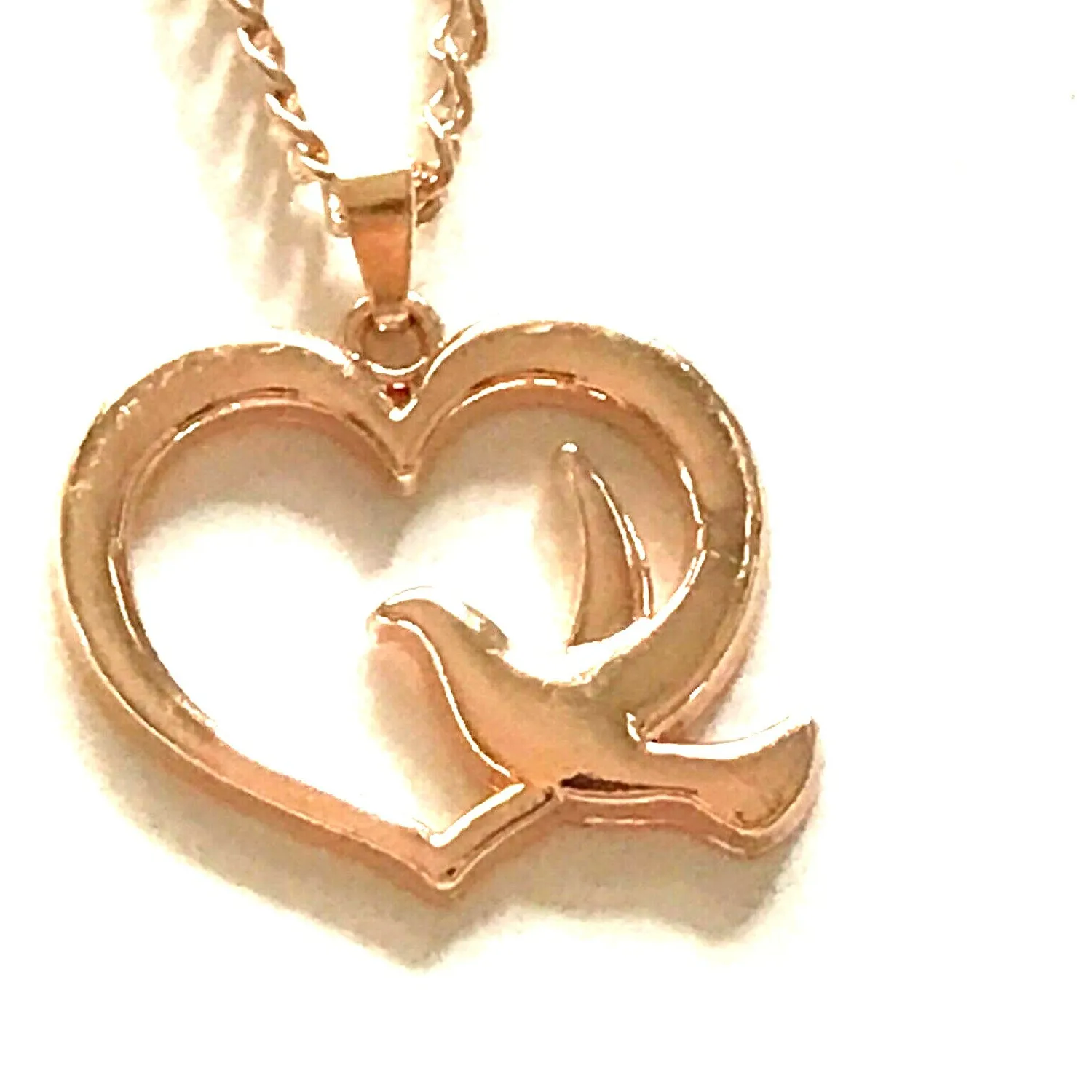 Authentic Amulet Of The Celestial Dove And Sacred Heart