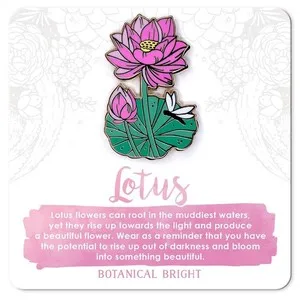 Authentic Amulet Of The Blooming Lotus Gold- Plated Talisman Of Purity And Enlightenment