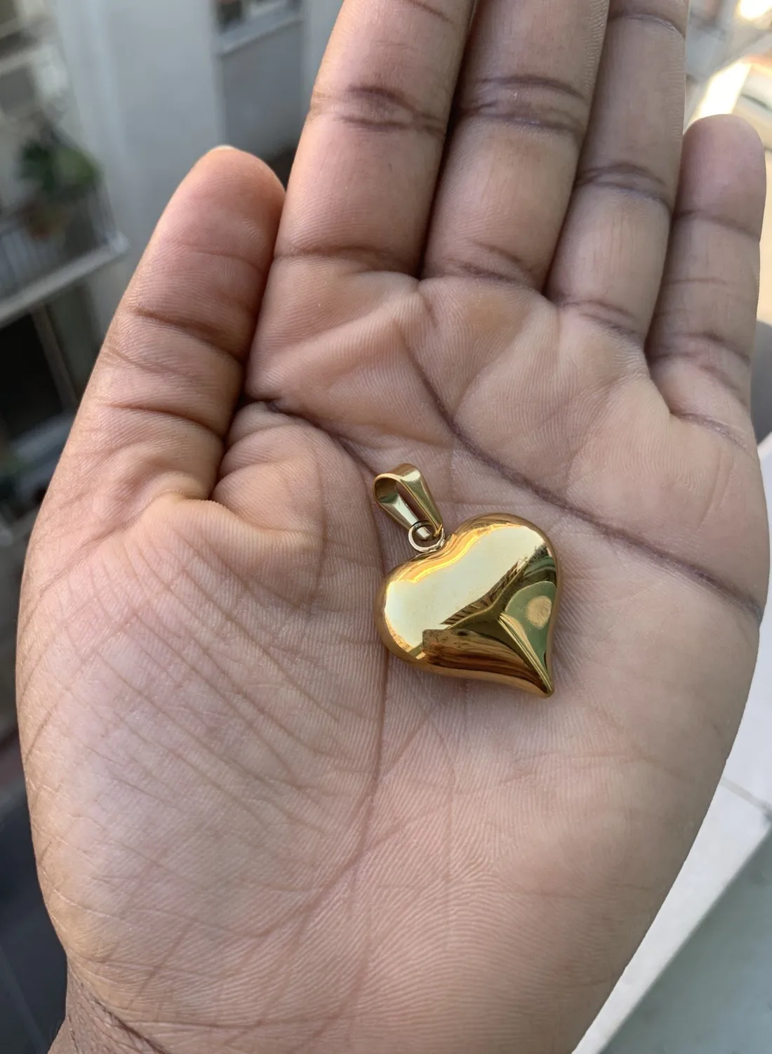 Authentic The Golden Heart: 18k Gold-Plated Token of Eternal Affection