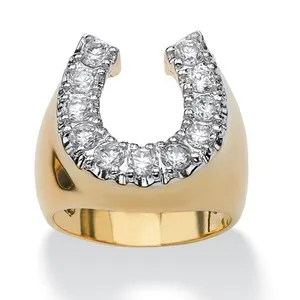 Authentic The Golden Equinox Horseshoe Talisman Ring