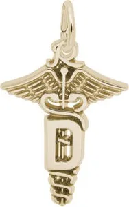 Authentic The Golden Healing Caduceus Talisman