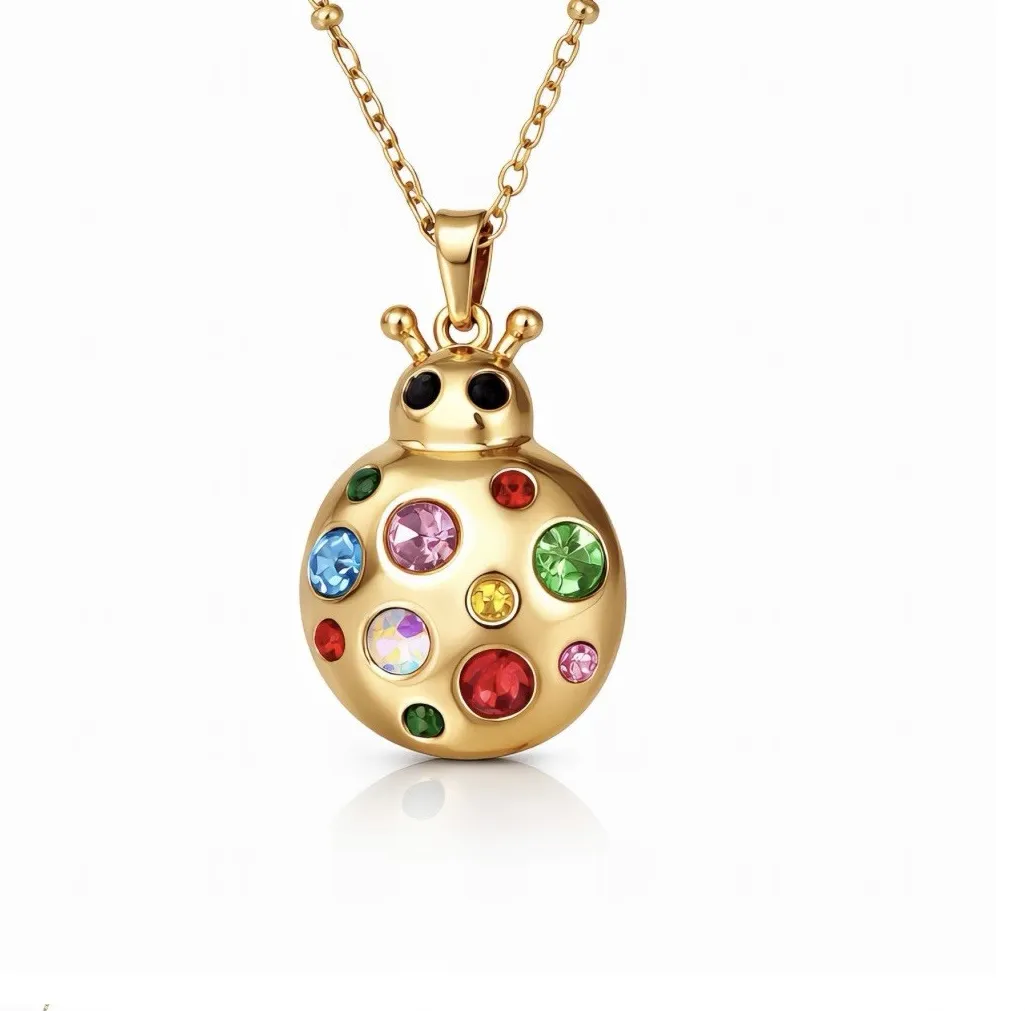 Authentic The Gilded Fortune Ladybug Talisman Necklace